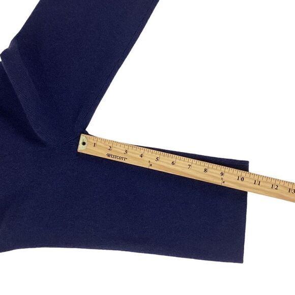 GUEST IN RESIDENCE Size S NWT Navy Blue Bike Short Rib Knit Cashmere Blend - Picture 11 of 12